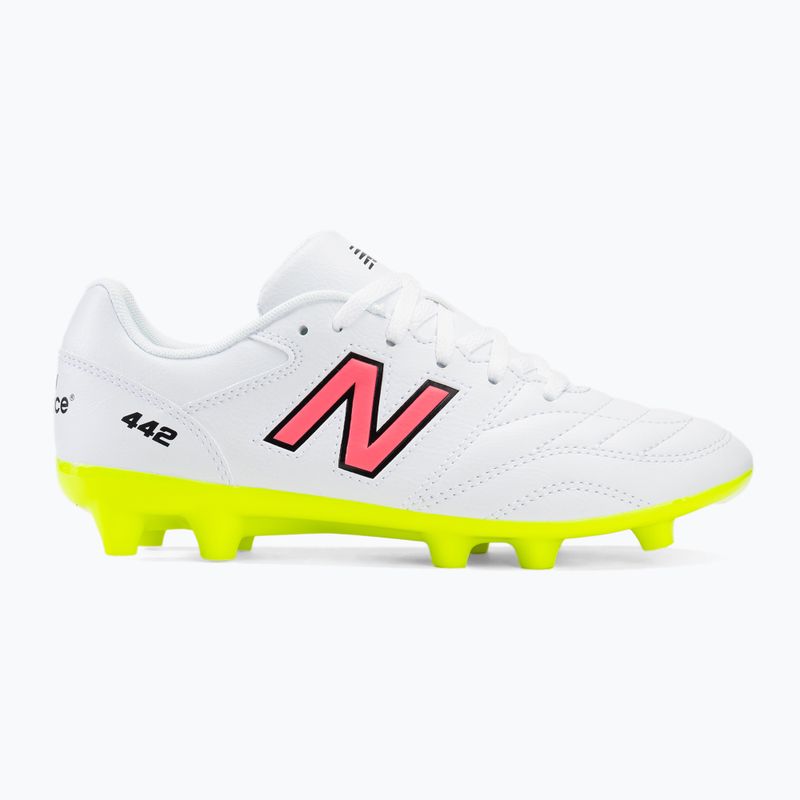 Kinder Fußballschuhe New Balance 442's Academy V2 FG weiß/grün 2