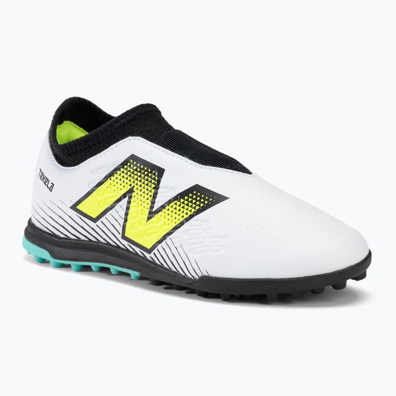 Kinder Fußballschuhe New Balance Tekela Magique V4+ TF weiß
