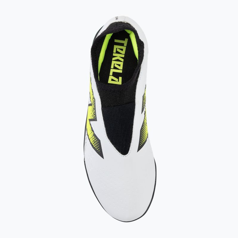 Kinder Fußballschuhe New Balance Tekela Magique V4+ TF weiß 5