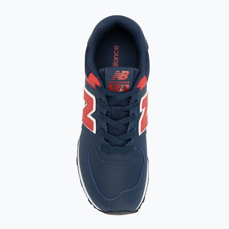 Sneaker New Balance Classic 574's V1 navy/red/white 5