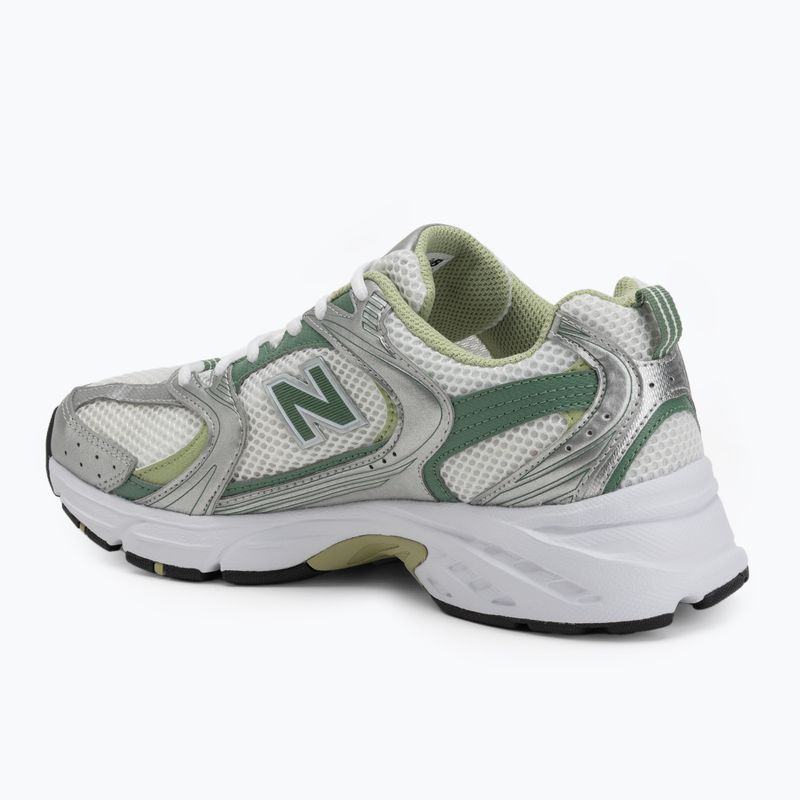 New Balance 530's Silber Metallic/Mallard Grün Schuhe 3