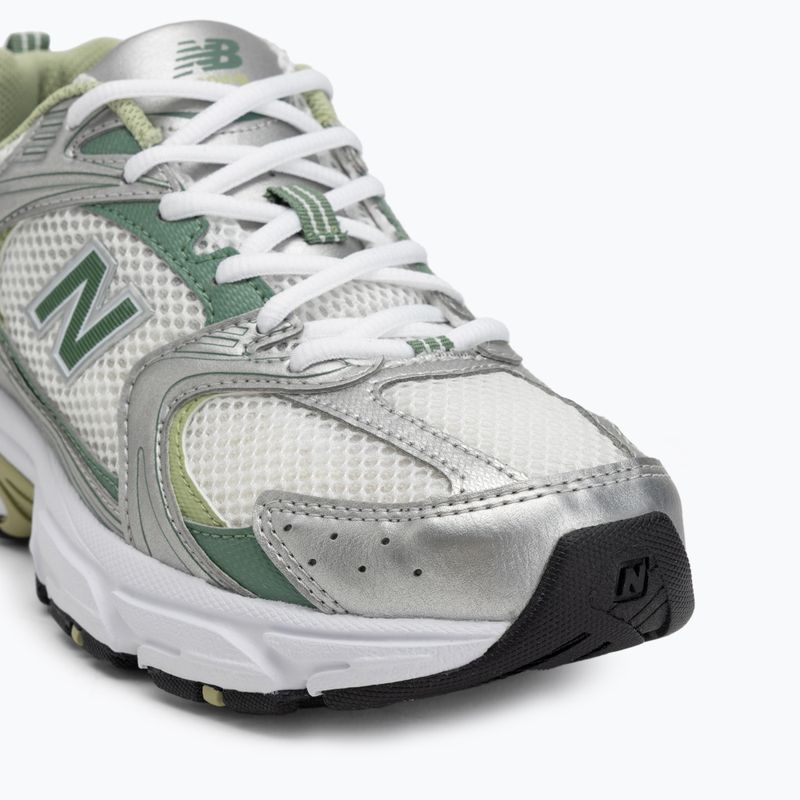 New Balance 530's Silber Metallic/Mallard Grün Schuhe 7