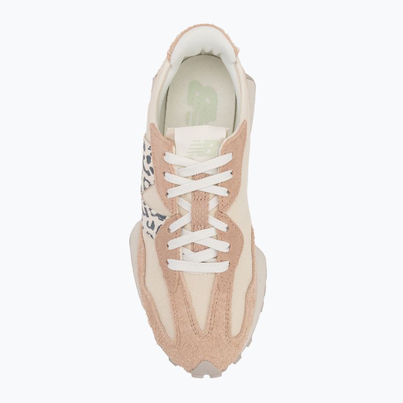 New Balance Damen Schuhe 327's V1 flach taupe/leinen leopard 5