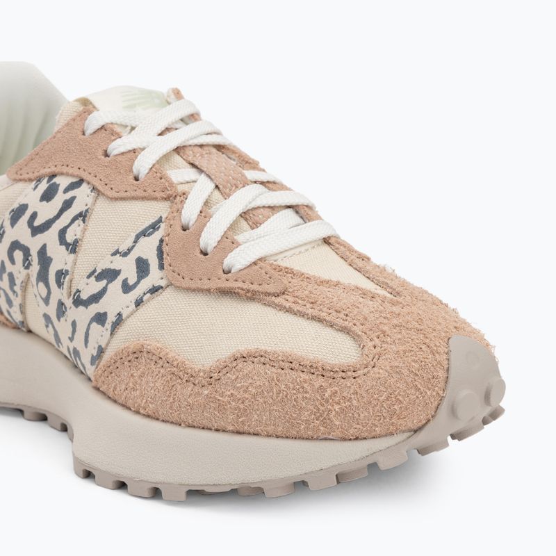 New Balance Damen Schuhe 327's V1 flach taupe/leinen leopard 7