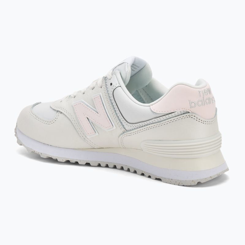 Damenschuhe New Balance Classic 574's V2 white/light pink 3