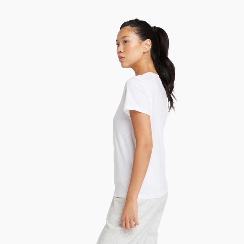 Damen New Balance Jersey Logo weiß 3