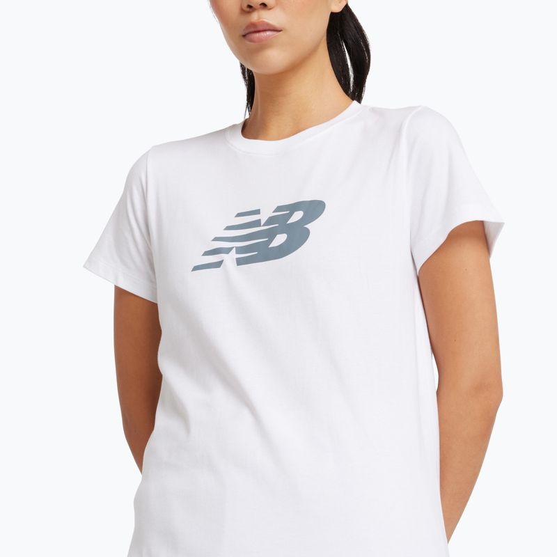 Damen New Balance Jersey Logo weiß 4