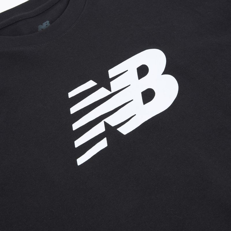 Shirt Damen New Balance Schuhe Sport Jersey Relaxed Logo black/white 3