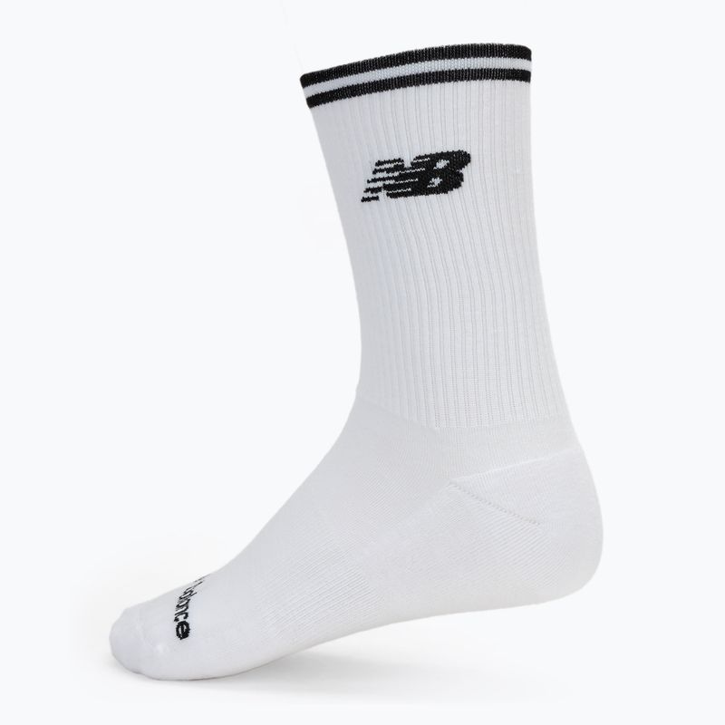 Socken New Balance Running Stripe Midcalf 2 Paar black/white 2