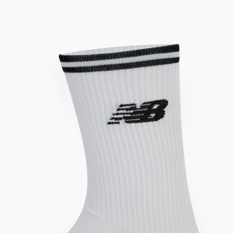 Socken New Balance Running Stripe Midcalf 2 Paar black/white 3