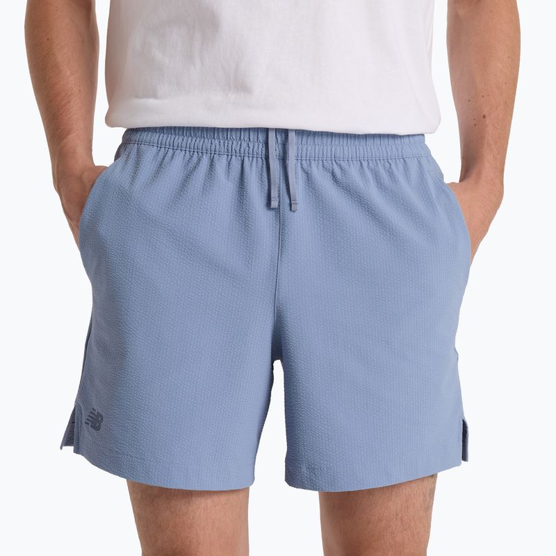 Herren New Balance Tournament Seersucker Short dusk zeigen Tennisshorts 4