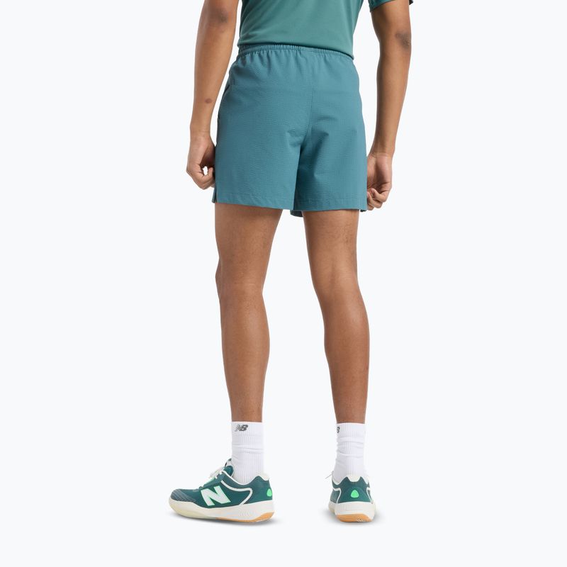 Herren New Balance Turnier Seersucker Short neue spruc Tennisshorts 3