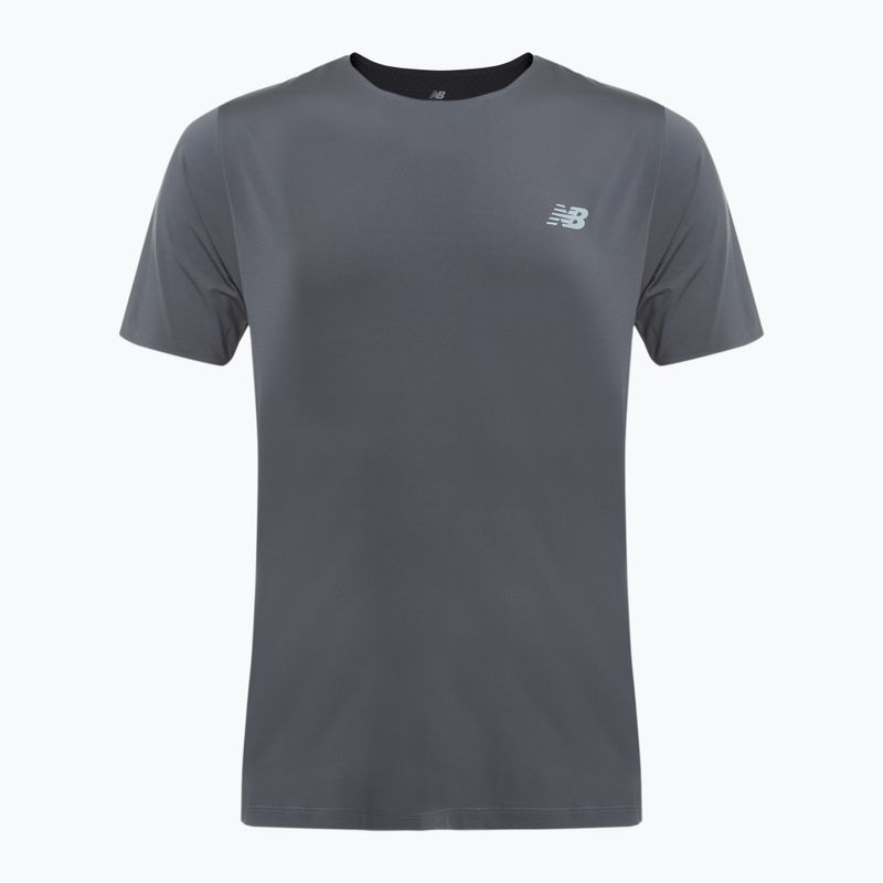 Herren New Balance Race Day graphitfarbenes Laufshirt
