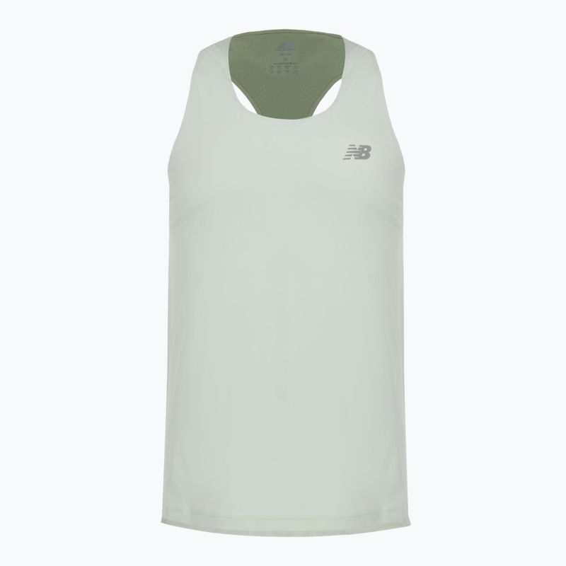 Herren New Balance Race Day Tank Laufshirt clayash 7