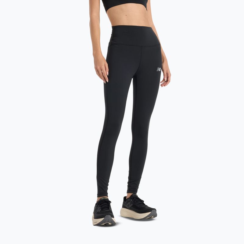Damen Laufleggings New Balance Harmony High Rise schwarz