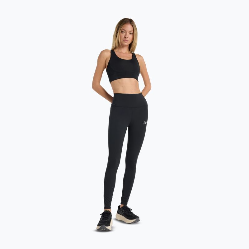 Damen Laufleggings New Balance Harmony High Rise schwarz 2