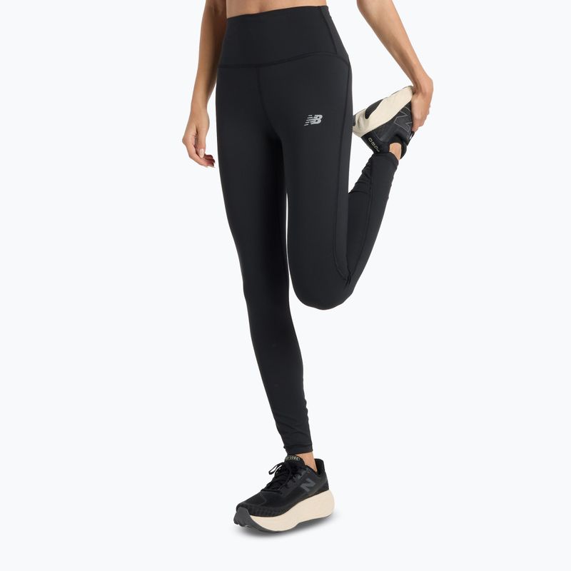 Damen Laufleggings New Balance Harmony High Rise schwarz 5
