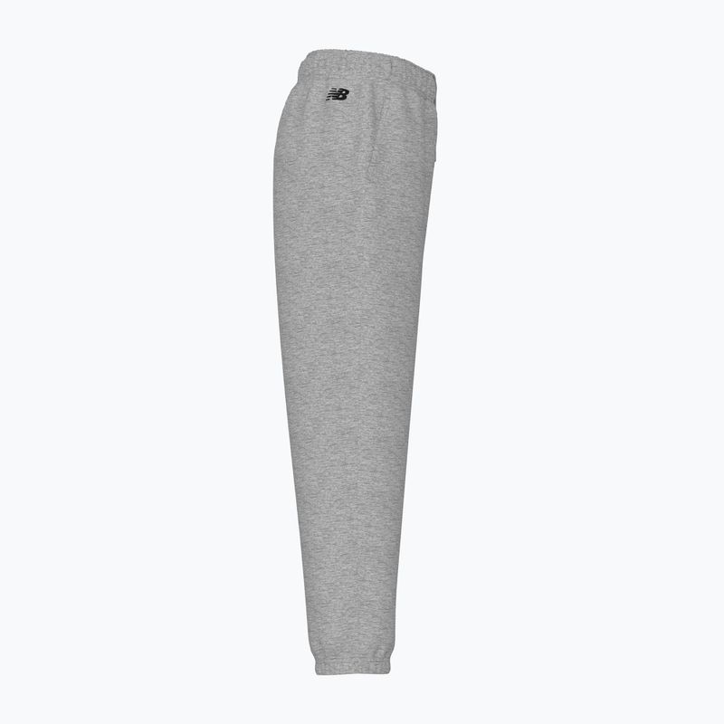 Damen New Balance Reimagined Fleece Jogger ashheath Hose 4