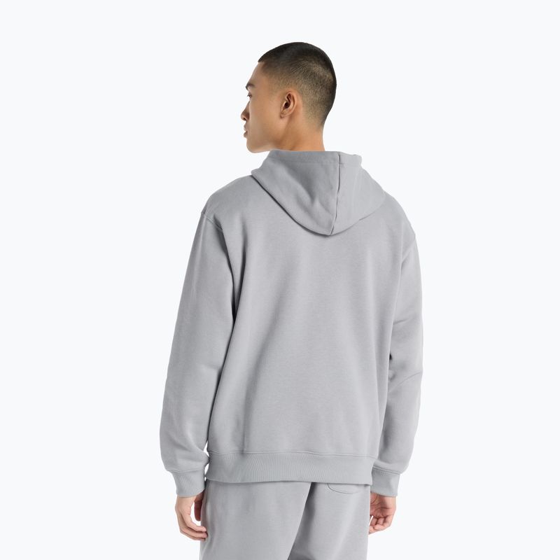 Herren New Balance Reimagine Fleece Hraphic Hoody slategrau Sweatshirt 2