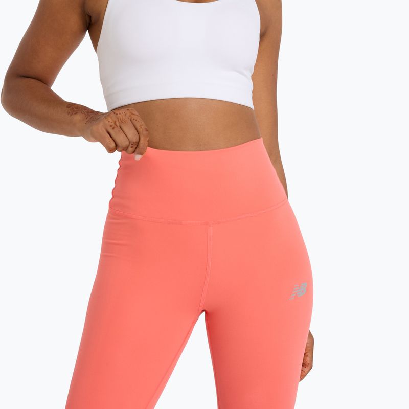 Damen New Balance Harmony High Rise driftred Laufleggings 4