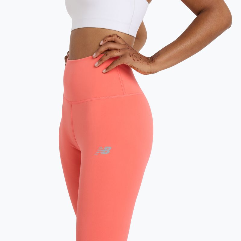 Damen New Balance Harmony High Rise driftred Laufleggings 5