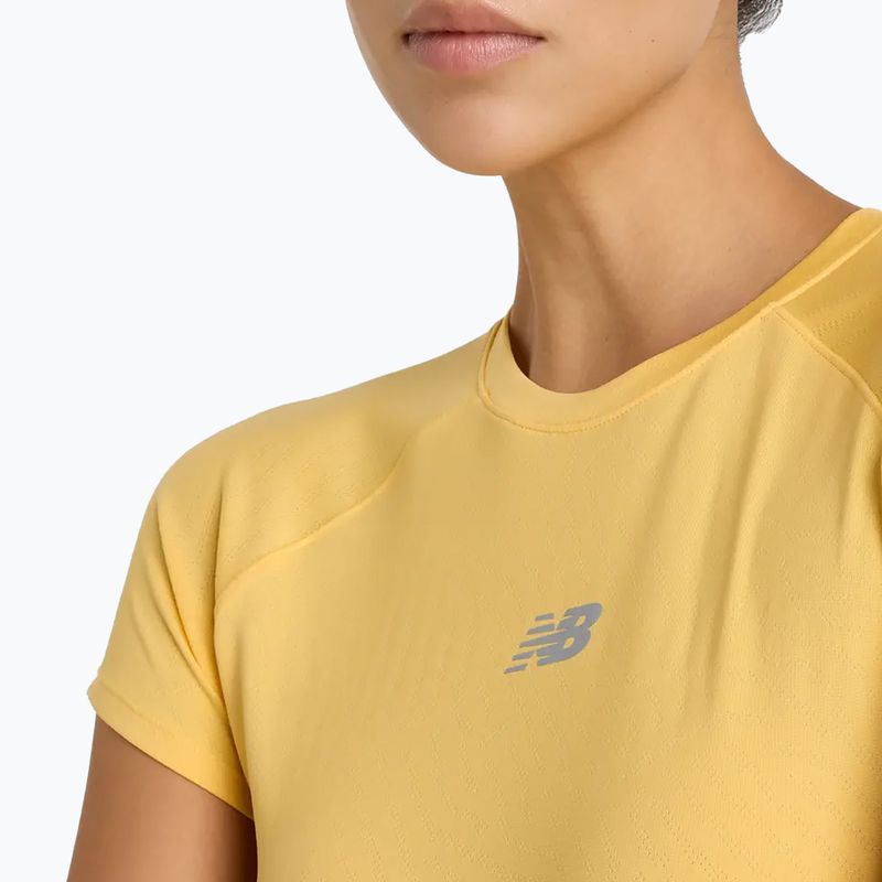 Frauen New Balance Saisonale Jacquard clementine t-shirt 4