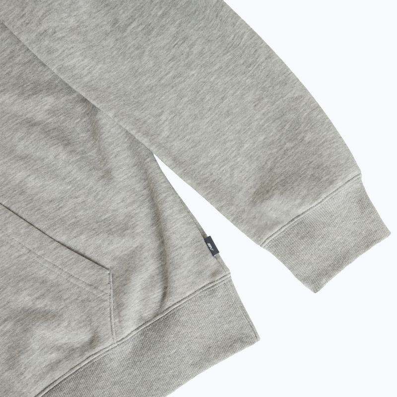 Damen New Balance Sport Grafik French Terry Hoodie sportlich grau 3