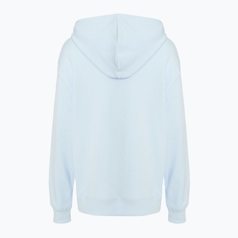 Damen New Balance Sport Grafik French Terry Hoodie eisblau 2