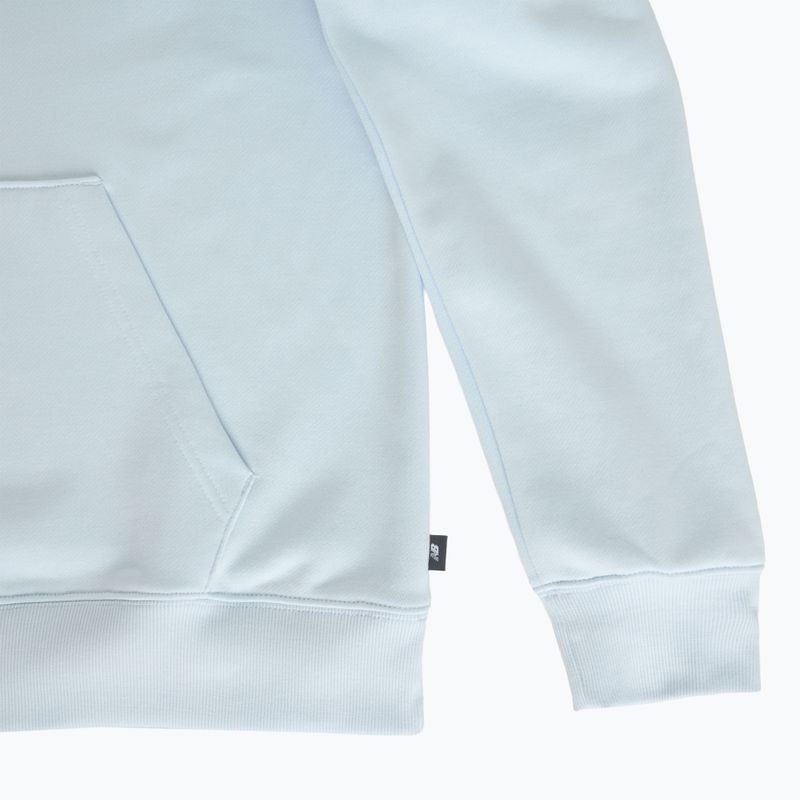 Damen New Balance Sport Grafik French Terry Hoodie eisblau 3