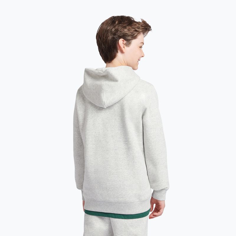 Kinder-Sweatshirt New Balance Brush Back Small Logo Hoodie ash heather 3
