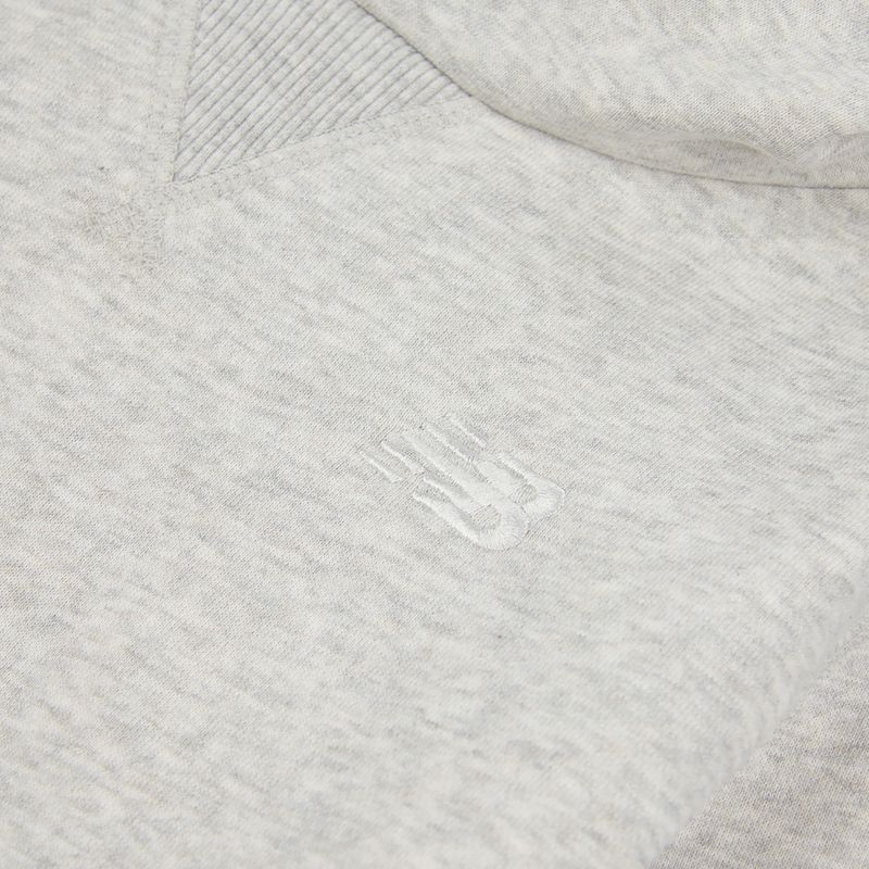 Kinder-Sweatshirt New Balance Brush Back Small Logo Hoodie ash heather 8