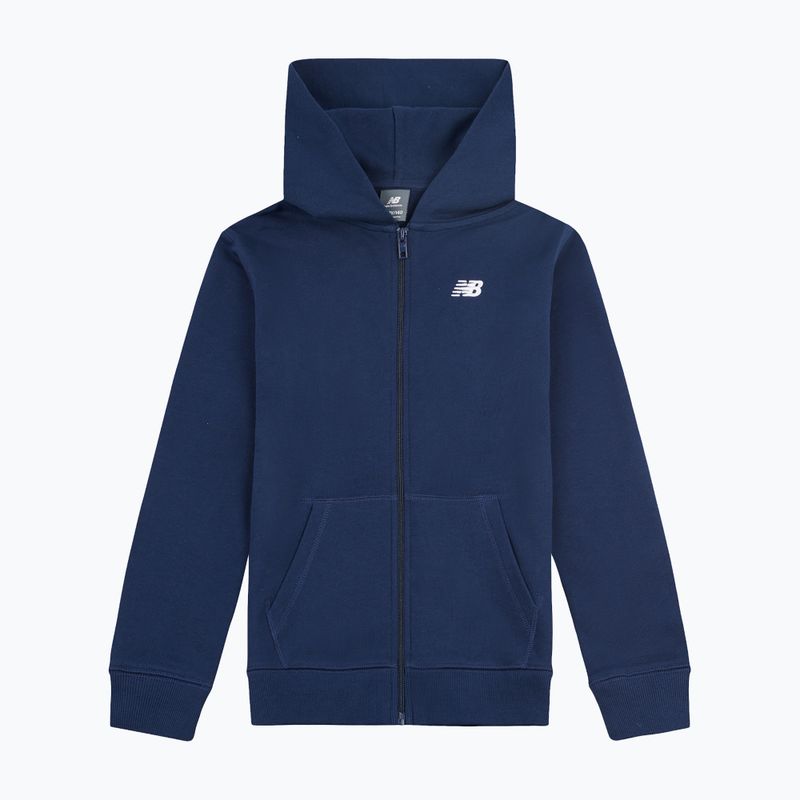 Kinder-Sweatshirt New Balance French Terry Small Logo Full Zip Hoodie nb navy 6