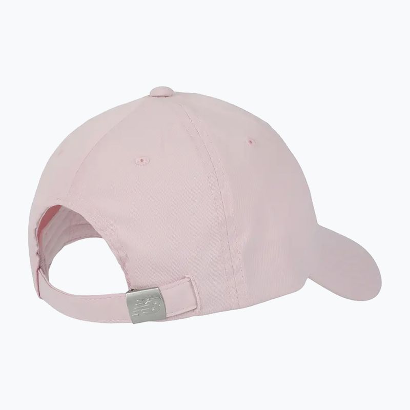 Damen New Balance 6 Panel Linear Logo Kappe Rosenzucker 2