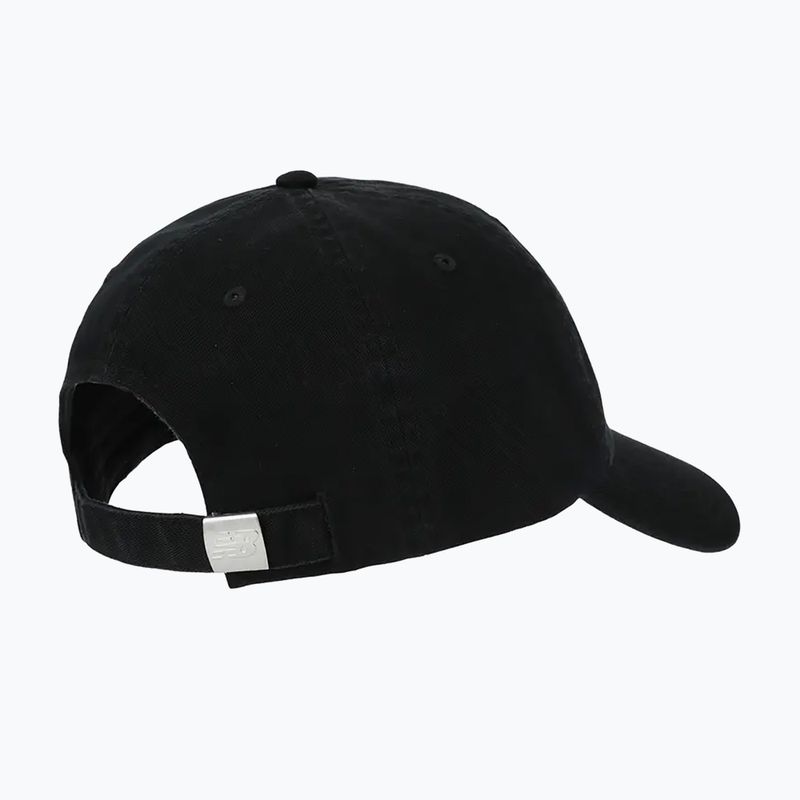 Neue Balance 6 Panel Patch Logo Kappe schwarz 2