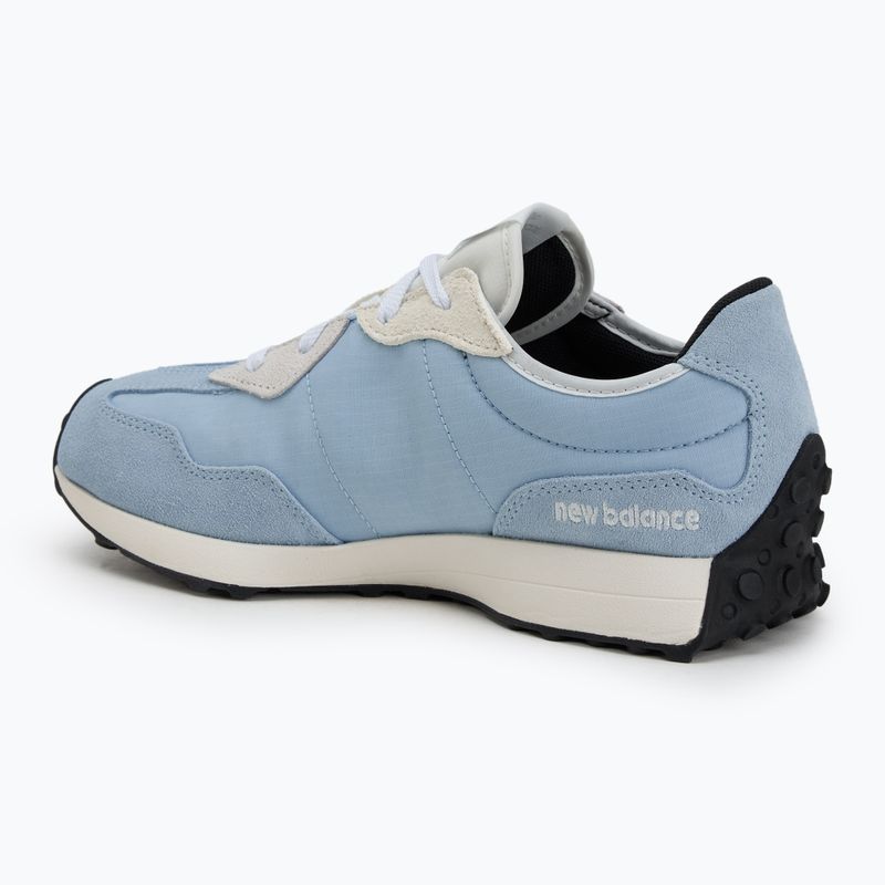 Kinderschuhe New Balance 327's V1 light chrome blue 3