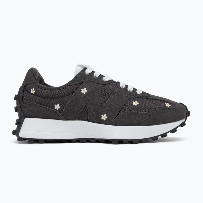 New Balance Damen Schuhe 327's V1 Schwarz Zement/Weiß 2
