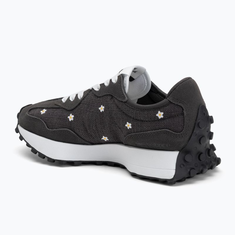 New Balance Damen Schuhe 327's V1 Schwarz Zement/Weiß 3