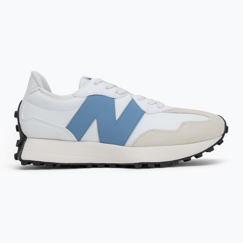 New Balance 327's V1 weiß/blaue Lagune Schuhe 2