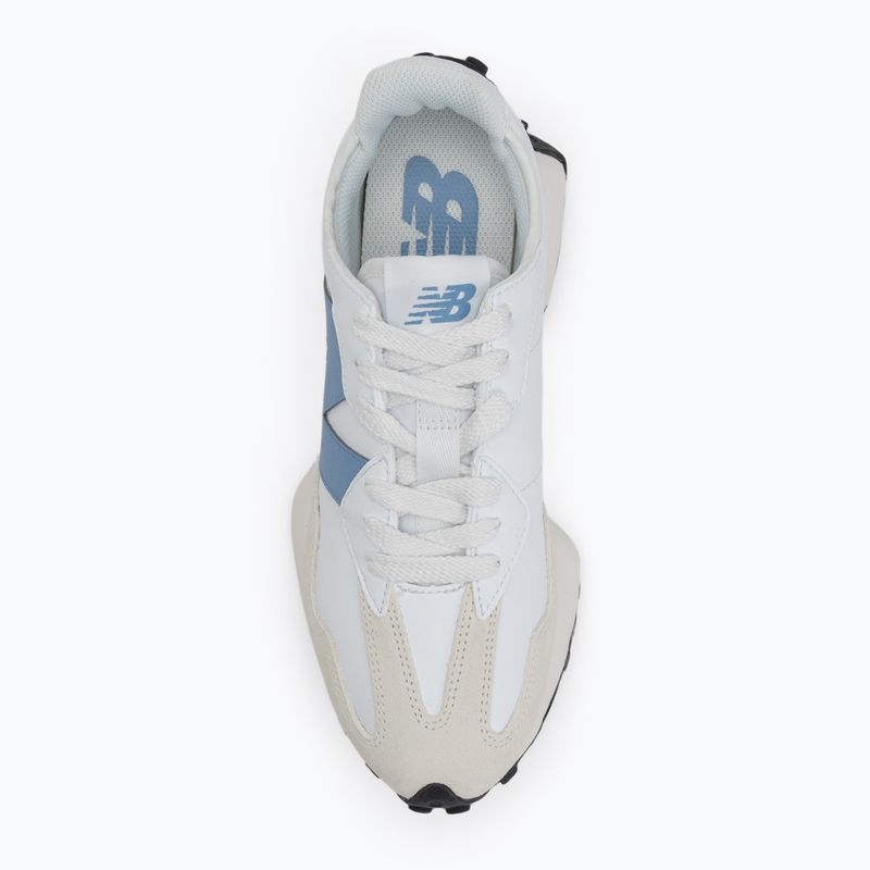 New Balance 327's V1 weiß/blaue Lagune Schuhe 5