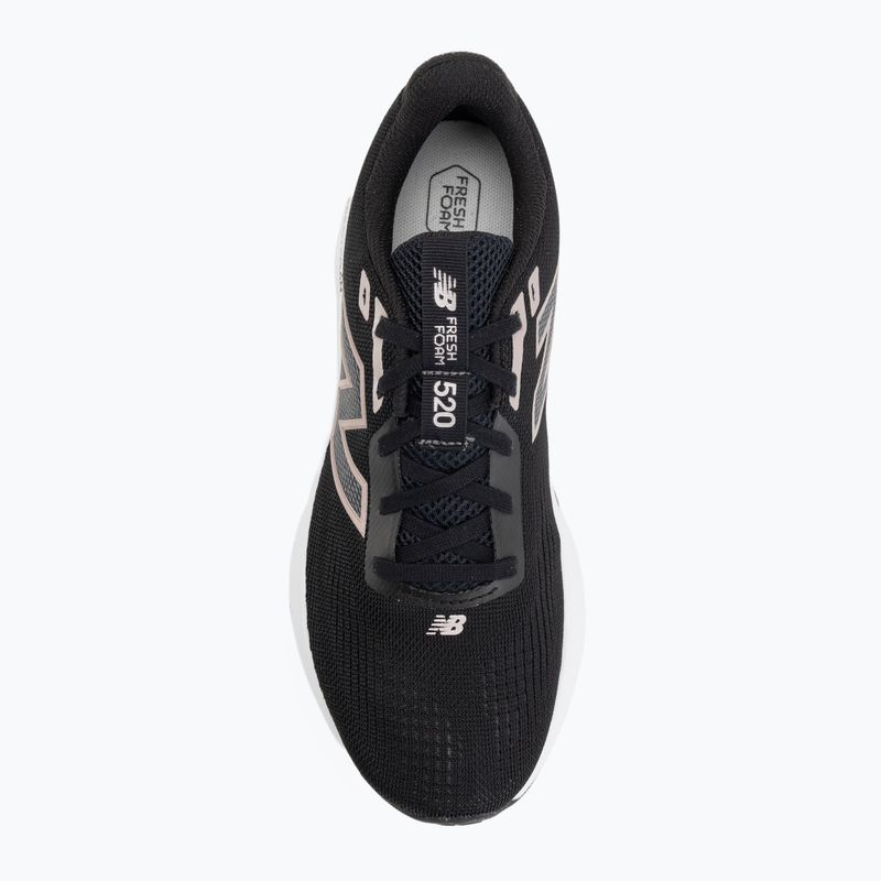 Damen-Laufschuhe New Balance Fresh Foam 520's V9 black/castlerock/silver metallic 5