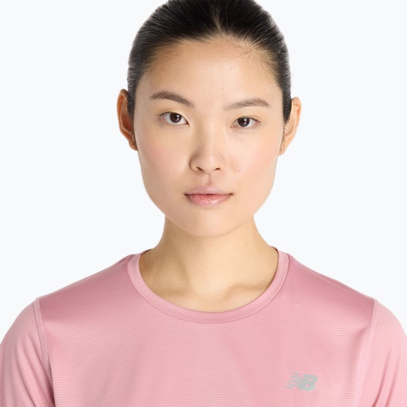 Damen New Balance Essentials rosa Taffy Laufshirt 4