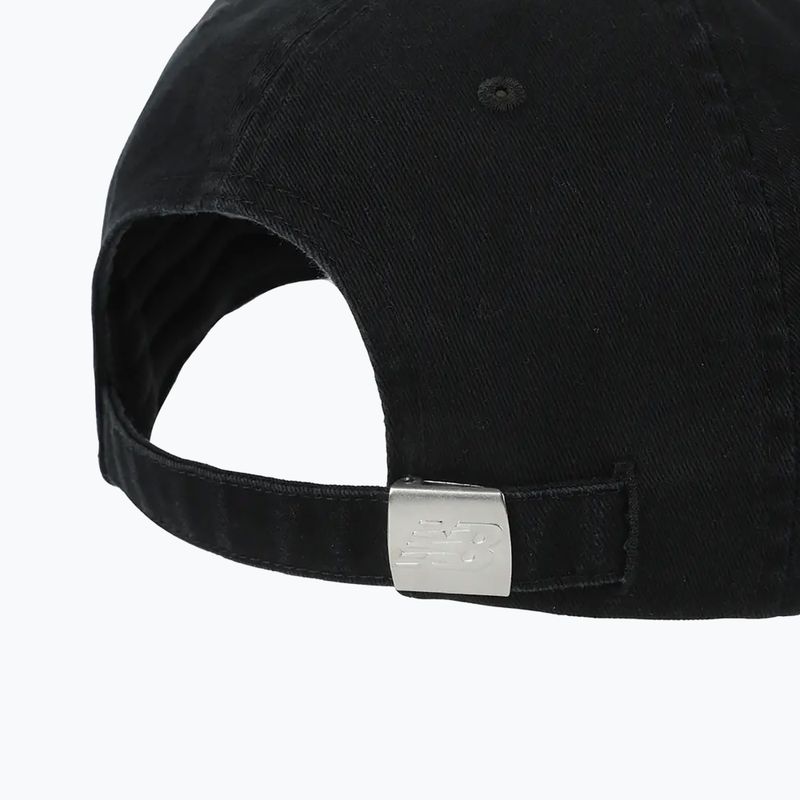 Frauen New Balance 6 Panel Klasse schwarz Baseballkappe 3