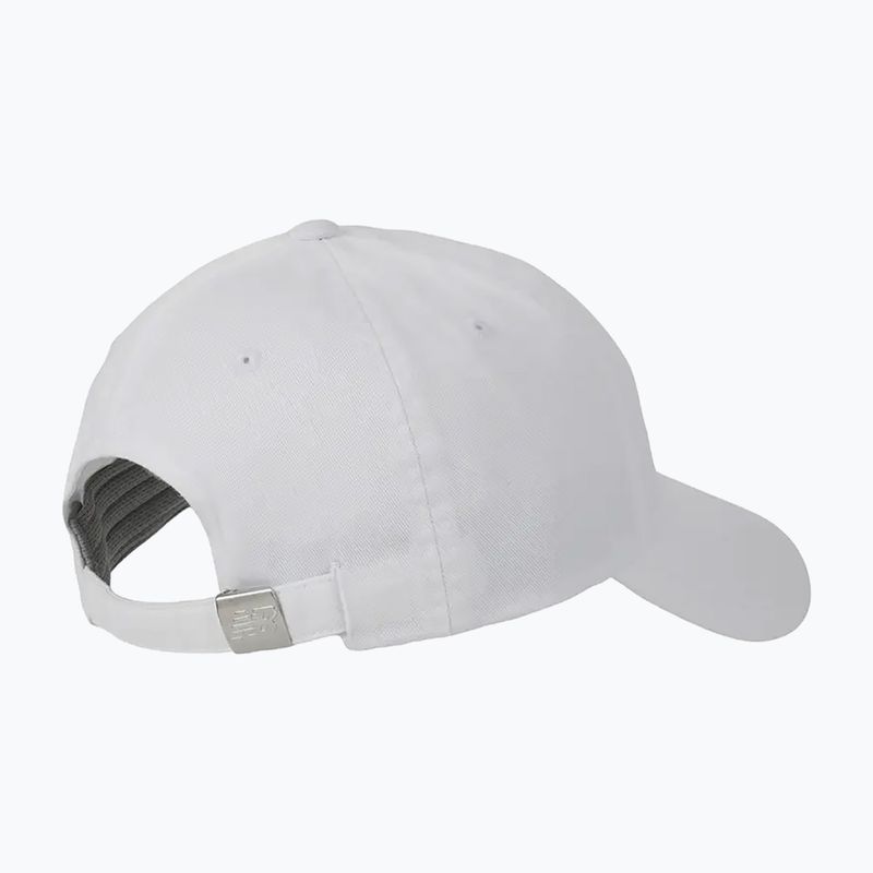 Frauen New Balance 6 Panel Klasse weiß Baseballkappe 2