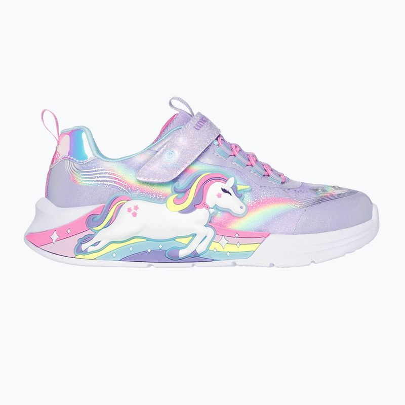 SKECHERS S-Lights Unicorn Chaser lavendel/multi Kinderschuhe