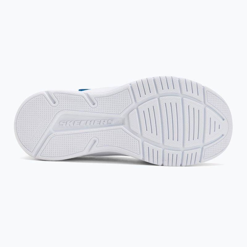 Kinder-Schuhe Skechers Microspec Advance blau/lime 4