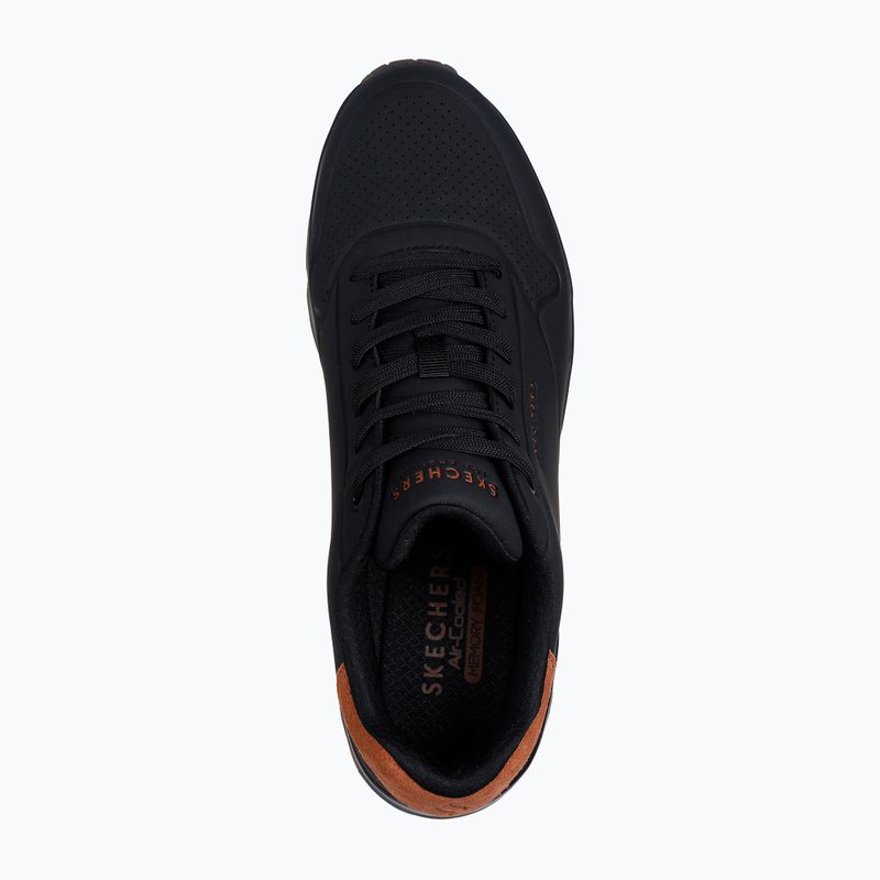 Schuhe Herren SKECHERS Uno Suited On Air black/chestnut 11