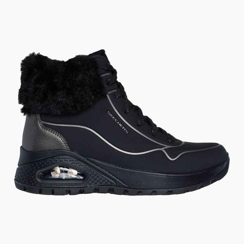 Schuhe Damen SKECHERS Uno Rugged Fall Shimmer black/metallic 9