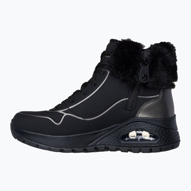 Schuhe Damen SKECHERS Uno Rugged Fall Shimmer black/metallic 10