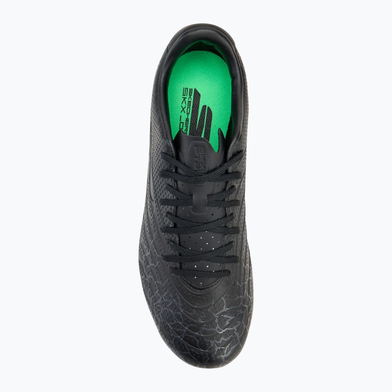 Skechers SKX Academy Gold 1.5 FG Herren Fußballschuhe schwarz/silber 5