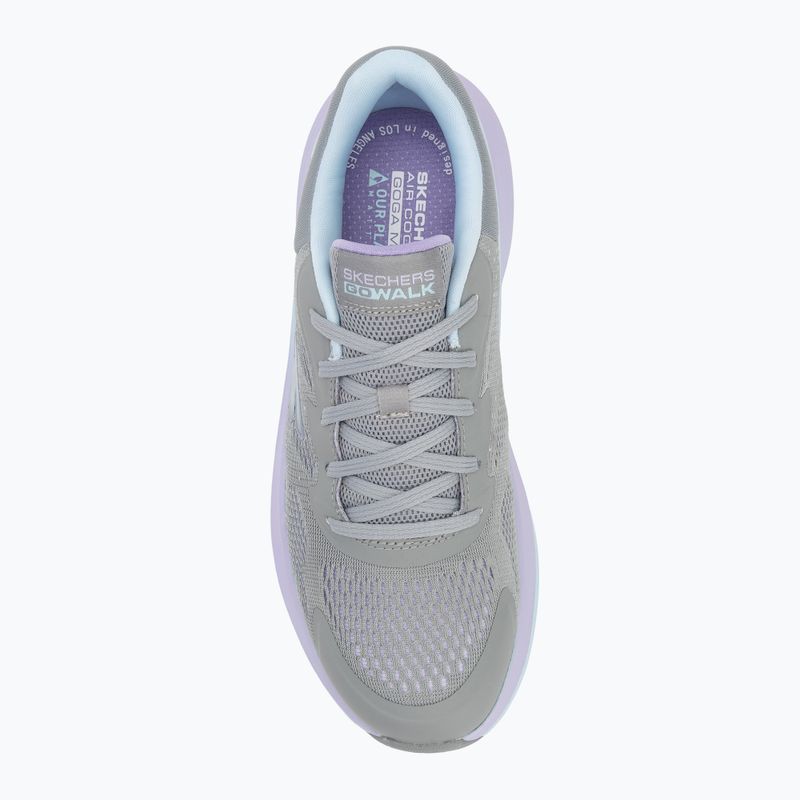 Schuhe Damen SKECHERS Go Walk Max Walker Vea gray/aqua 5